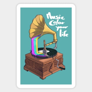 Music color your life Magnet